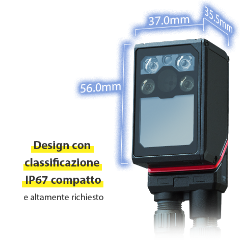 Design con classificazione IP67 compatto e altamente richiesto