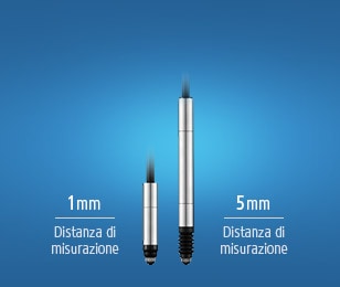 1mm Distanza di misurazione / 5mm Distanza di misurazione
