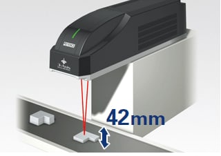Marcatura con un marcatore laser 3D a distanze focali fino a 42 mm