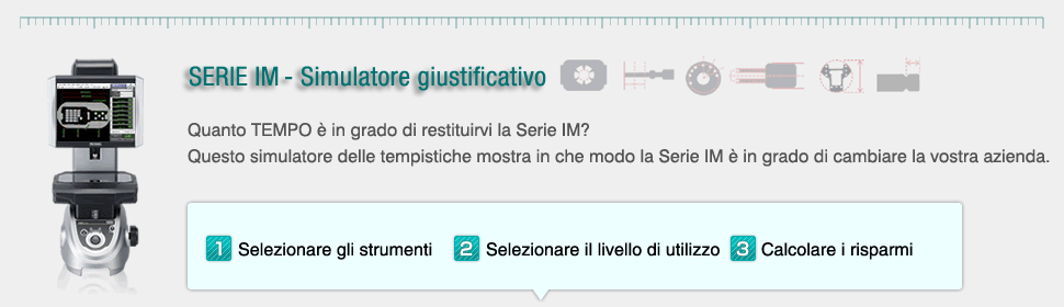 Simulatore dei miglioramenti possibili con la Serie IM