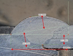 Difetti di penetrazione della saldatura e ottimizzazione della misurazione e dell'ispezione