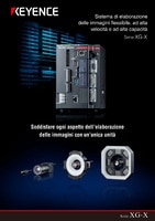 Serie XG-X Sistema di elaborazione delle immagini flessibile, ad alta velocità e ad alta capacità Catalogo