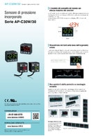 Serie AP-C30/30 Sensore di pressione supercompatto digitale Catalogo