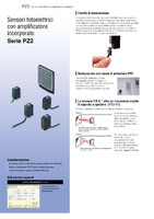 Serie PZ2 Sensori fotoelettrici autocontenuti Catalogo