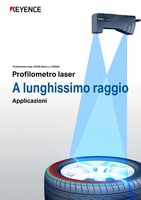 Profilometro laser A lunghissimo raggio Applicazioni