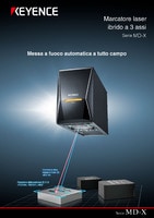 Serie MD-X Marcatore laser ibrido a 3 assi Catalogo