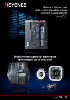 Serie XG-X Sistema di elaborazione delle immagini flessibile, ad alta velocità e ad alta capacità Catalogo