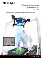 Serie CV-X Sistemi di visione per guida robot 3D Catalogo