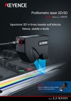 Serie LJ-X8000 Profilometro laser 2D/3D Catalogo