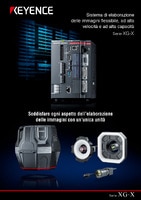 Serie XG-X Sistema di elaborazione delle immagini flessibile, ad alta velocità e ad alta capacità Catalogo