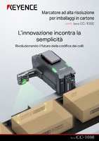 Serie CC-1000 Marcatore ad alta risoluzione per imballaggi in cartone Catalogo