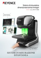 Serie IM-X1000 Sistema di misurazione dimensionale tramite immagini Catalogo