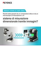 Abbiamo chiesto ai nostri clienti Perché siete passati da un comparatore ottico e da un microscopio di misurazione a un sistema di misurazione dimensionale tramite immagini?